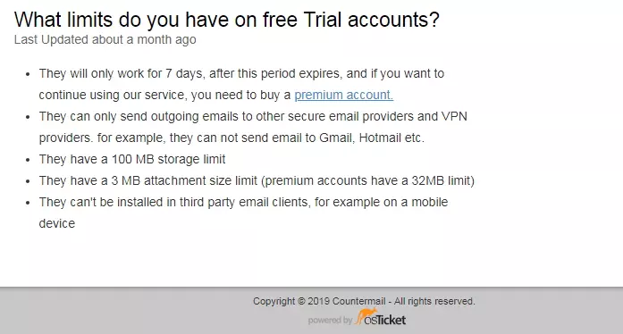 countermail trial accounts