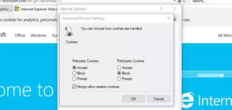 click block for both options