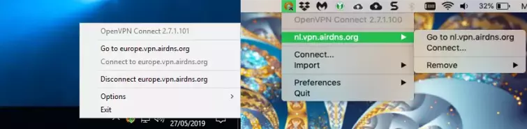 VPN on Mac and Windows desktops