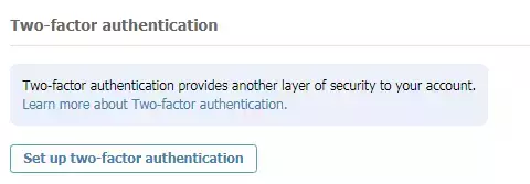 the two factor authentication