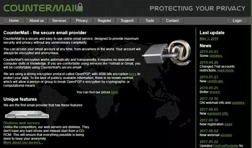 countermail website