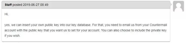 counter mail customer service