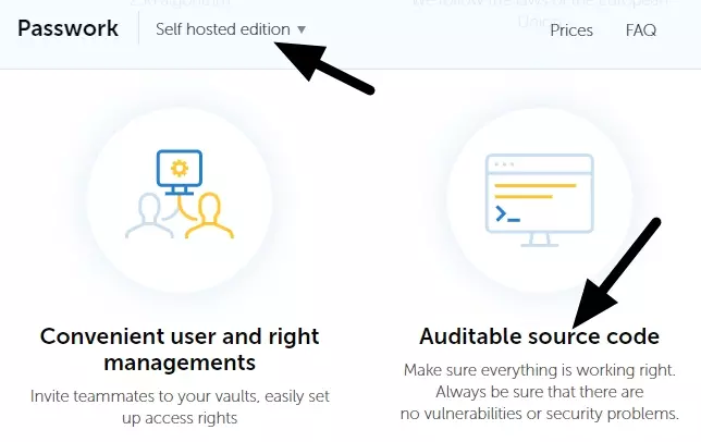 Self hosted passwork
