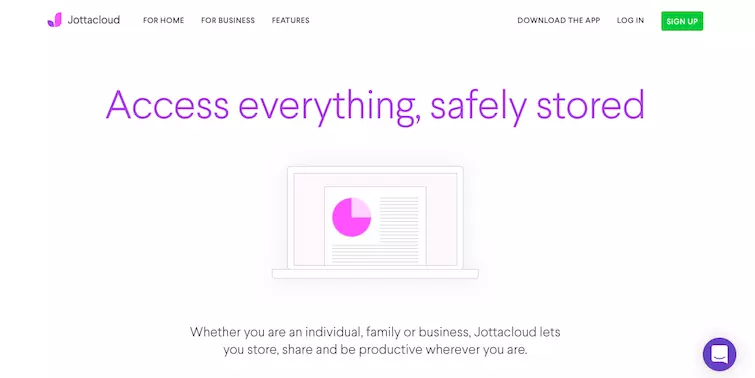 Jottcloud Homepage