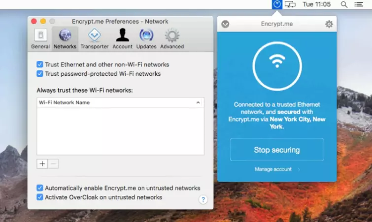 Encrypt.me Mac OS Client