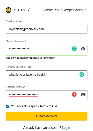 keeper import safari passwords