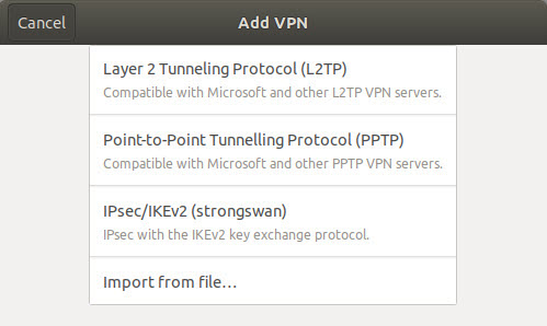 Network manager linux настройка vpn