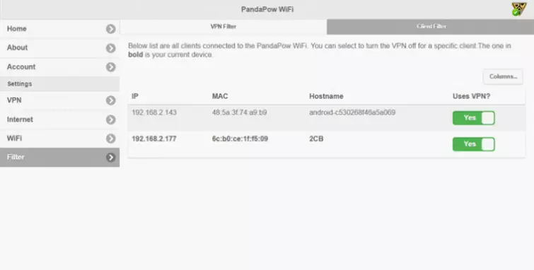 pandapow wifi interface 4