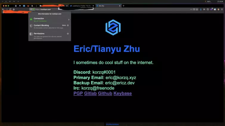 Tianyu Zhu homepage