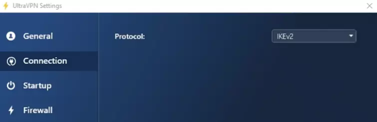 connecting to the VPN in the app