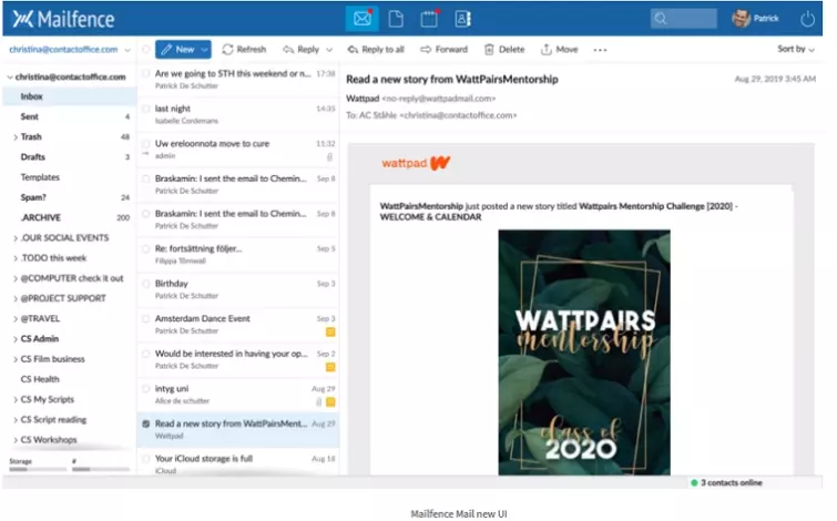 Mailfence confirmed email