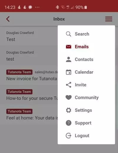 the mobile apps