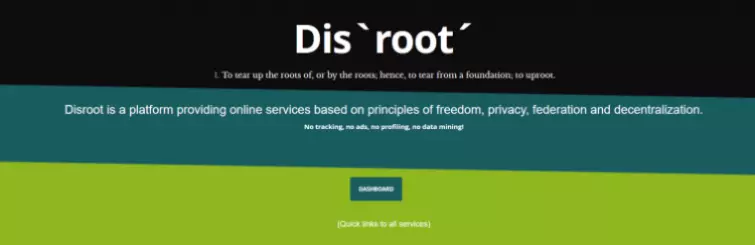 Dis 'root' website