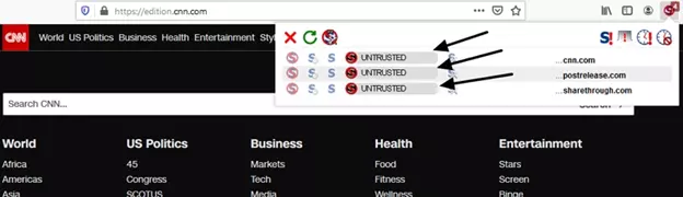 NoScript browser addon