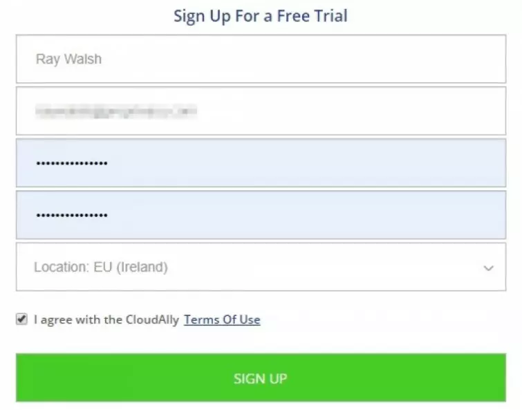 sign up for a free trial
