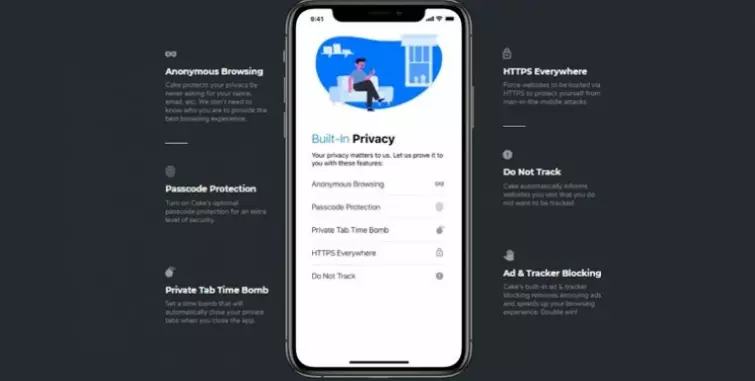 Cake Browser mobile app