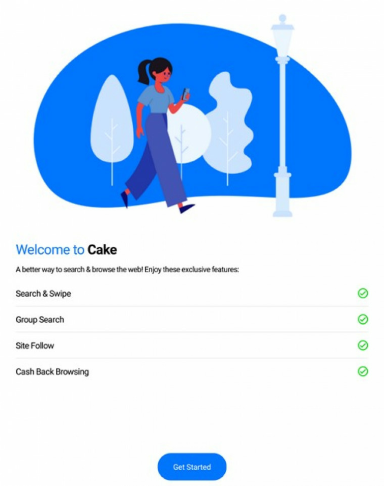 cake web browser