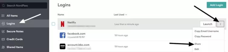 NordPass log ins