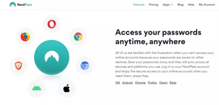 NordPass websites