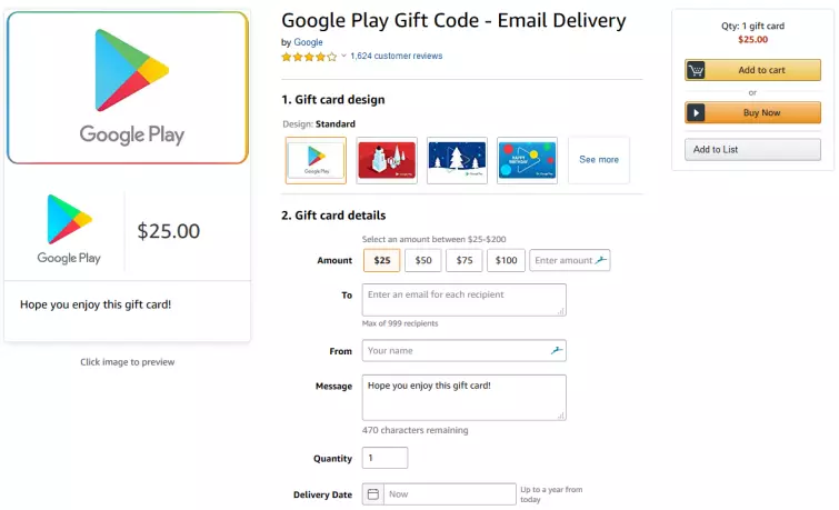 google gift card