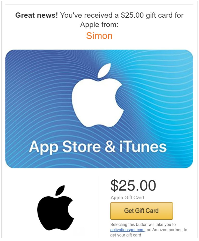 itune gift card
