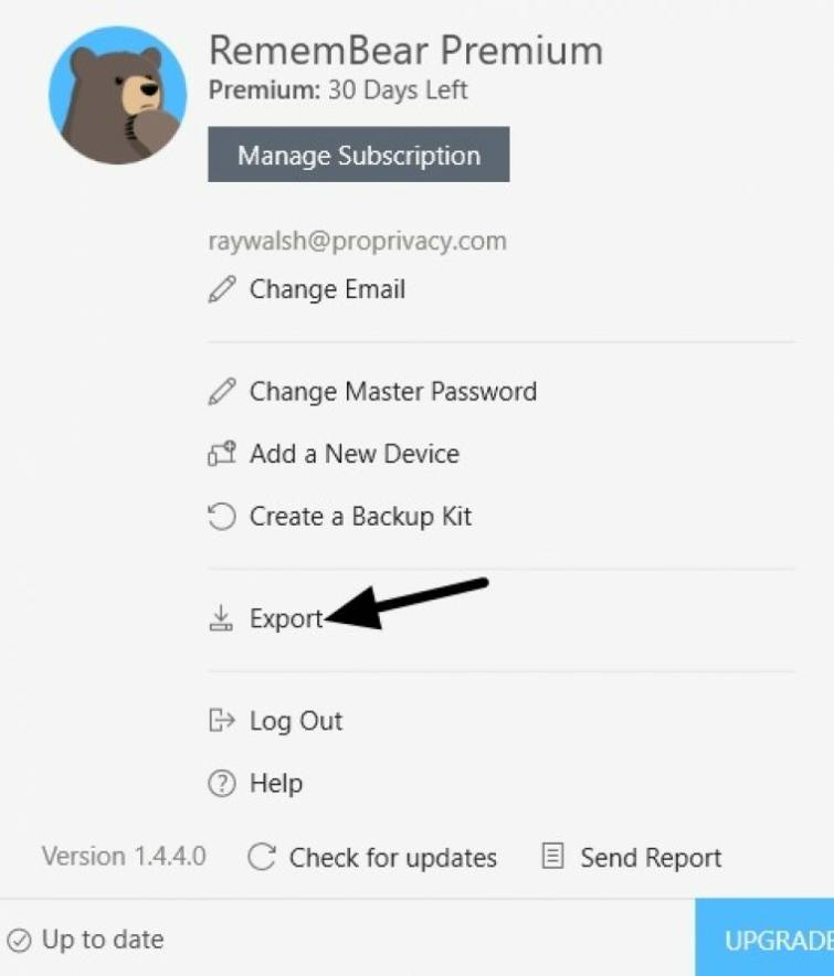 remembear password manager