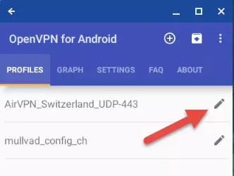 OpenVPN for Android setup