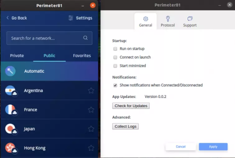 perimeter81 general settings