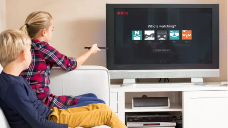 Kids Watching Netflix