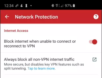 expressVPN network protection