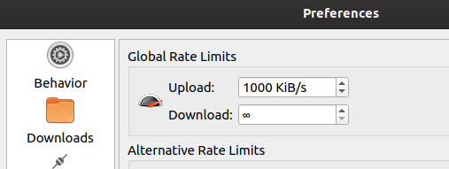 Preferences for BiTtorrent protocol 