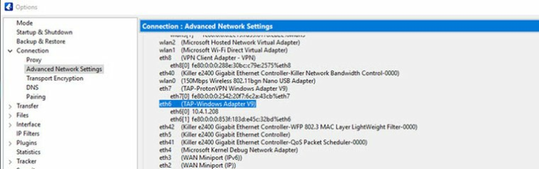 Advances Vuze settings