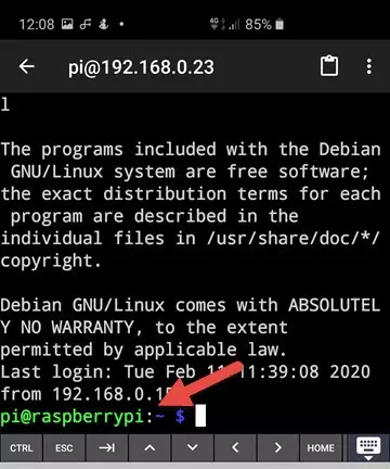Test if SSH is working 1