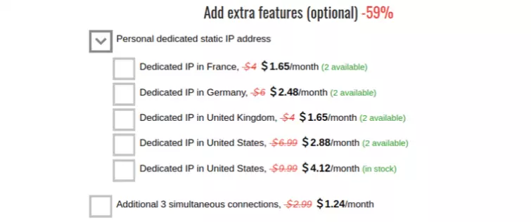 ability to add extra features