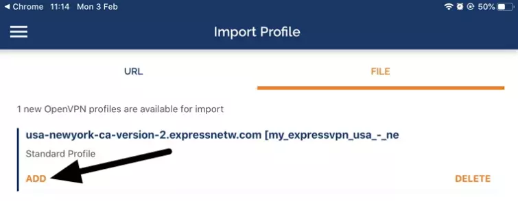 OpenVPN Add Config File