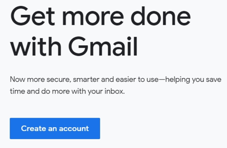 Gmail sign up