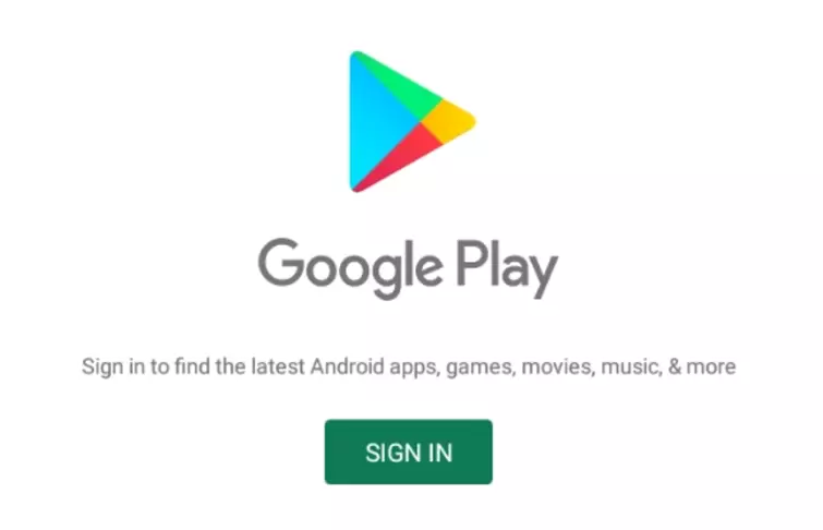 google play sign in
