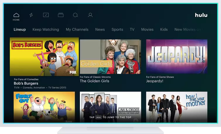 hulu homepage