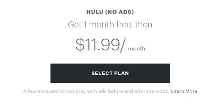 Select hulu plan