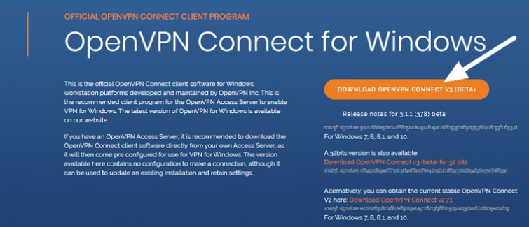 Set Up Windows VPN OpenVPN