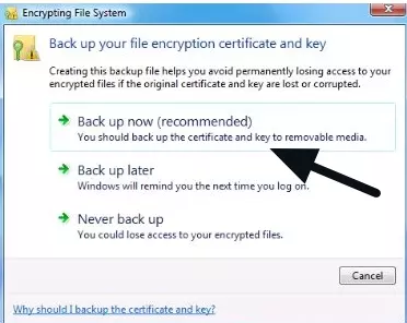 backup now (recommended)