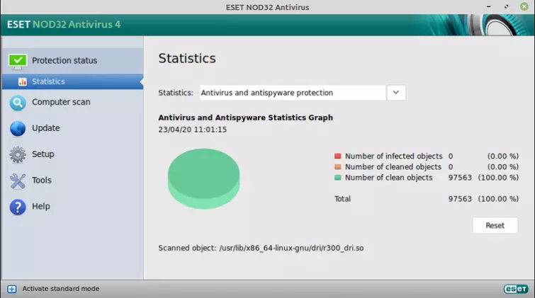 ESET NOD32 Antivirus for Linux Desktop