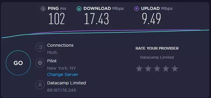 Norton WiFi security speed test 3