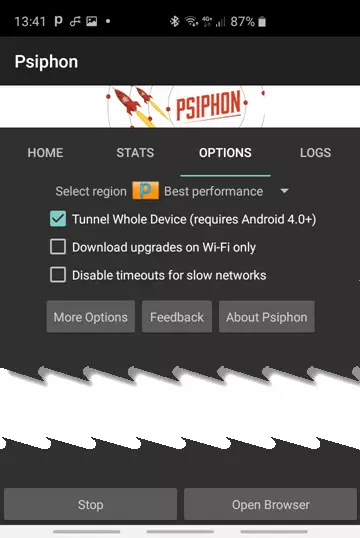 psiphon browser