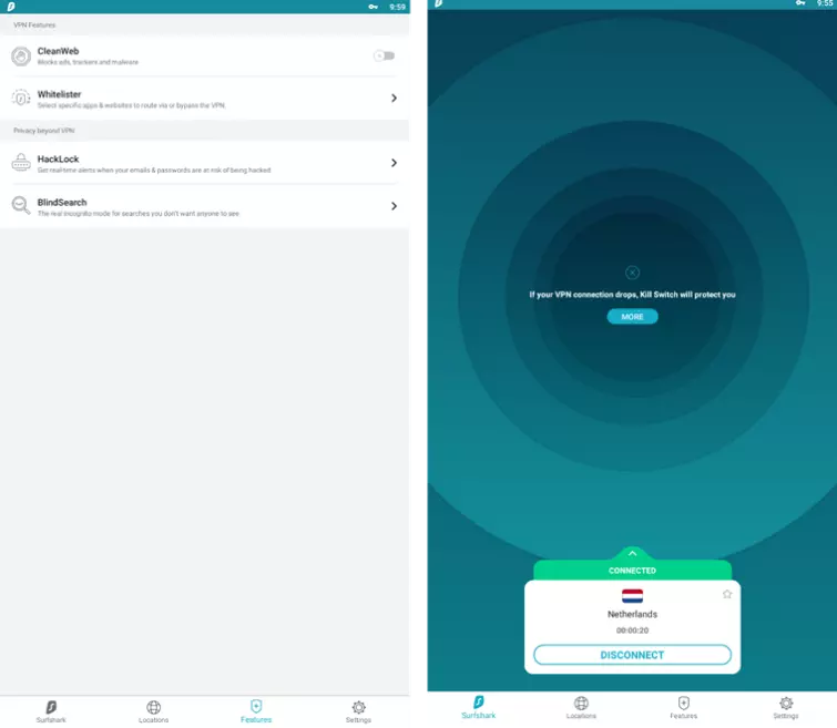 SurfShark Android App