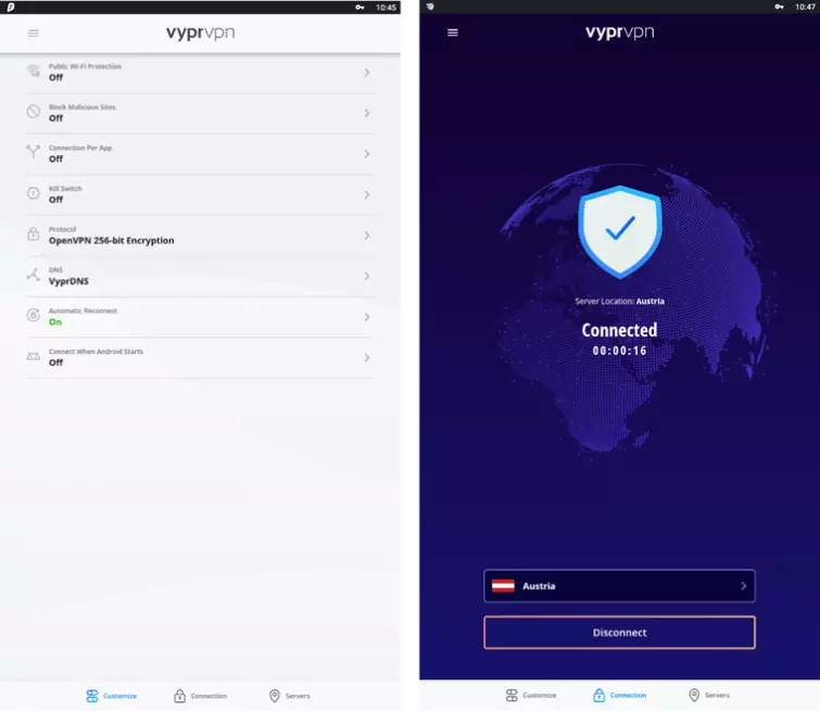 VyprVPN Android App