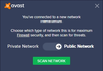 AVAST -Scan -Netzwerk