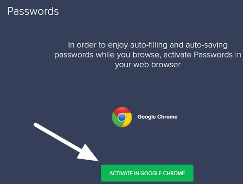 Activar en Google Chrome