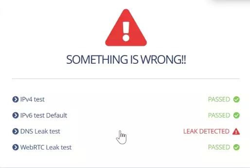 VPNCity has a DNS leak