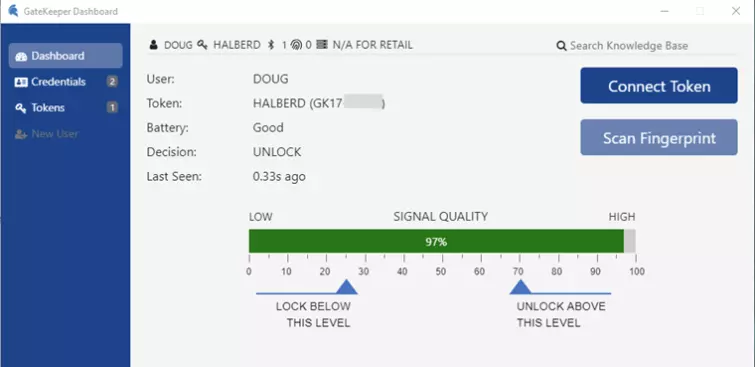 Gatekeeper dashboard